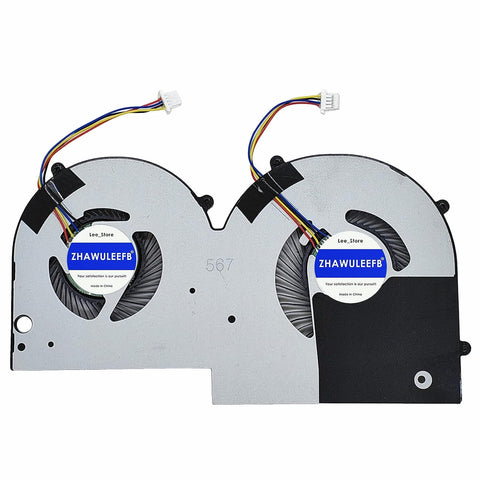 ZHAWULEEFB Replacement New CPU Cooling Fan for MSI Summit E16 MS1591-CW MS1591-CCW BS5205HS-U5L BS5005HS-U3J E149618 DC5V 0.5A Fan