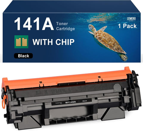 141A W1410A Toner Cartridge with Chip LemeroUexpect Compatible Toner Cartridge Replacement for HP 141A W1410A 141X W1410X for M110w M110we MFP M139we M140w M140we Printer (Black,1-Pack)