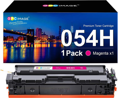 GPC Image Compatible Toner Cartridge Replacement for Canon 054 054H to use with ImageClass LBP622Cdw MF644Cdw MF642Cdw MF640C LBP620 Toner Printer Ink (Magenta)