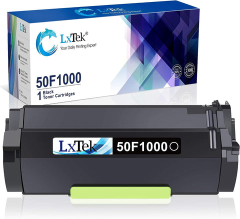 LxTek Compatible Toner Cartridge Replacement for Lexmark 50F1000 to use with MS610dn MS510dn MS415dn MS610de MS310d MS312dn MS410dn MS310dn MS410d Printers (Black, 1 Pack)