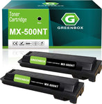 GREENBOX Compatible MX-500NT High Yield Toner Cartridge Replacement for Sharp MX-500NT for MX-M283N MX-M363N MX-M363U MX-M453N MX-M453U MX-M503N MX-M503U Printer (2 Pack, 40,500 Pages)