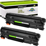 greencycle Compatible Toner Cartridge Replacement for Canon 137 CRG137 9435B001AA Use with ImageClass D570 LBP151dw MF232w MF236n MF216N MF227dw MF227 MF236 Printer ( 2 Pack, Black )