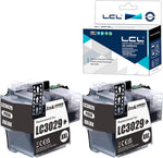 LCL Compatible Ink Cartridge Replacement for Brother LC3029 XXL LC3029BK High Yield MFC-J5830DW J5830DWXL J5930DW J6535DW J6535DWXL J6935DW (2-Pack Black)