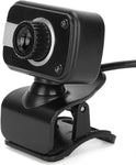 PC Webcam HD Webcam Desktop & Laptop Webcam USB Webcam Plug and Play with MIC 12MP for LCD Screen Laptop for/MSN/ICQ Night Vision