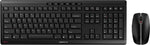 Cherry Stream Desktop - Wireless Keyboard and Mouse Combo - US Layout - QWERTY Keyboard - Black