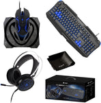 Snakebyte Mechanical Keyboard and Mouse Combo With Mouse Pad,Gaming Headset Wired Ear Headphone With Mic For for PC Gamer Computer Laptop Tablet, Mobile Phones