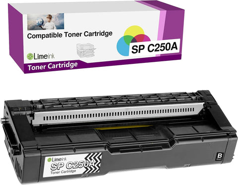 Limeink Title Compatible Toner Cartridges Replacement for Ricoh SP C250 C261 High Capacity for RICOH Aficio SP C250DN C250SF C261SFN C261SFNw C261DNw Laser Printers (1 Black)