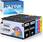 FLYINK 950xl 951xl Ink Cartridges Color Combo Pack for HP OfficeJet Pro 8600 8610 8620 8625 Printer