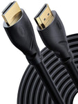 PowerBear 4K HDMI Cable 50 ft | High Speed, Rubber & Gold Connectors, 4K @ 60Hz, Ultra HD, 2K, 1080P, & ARC Compatible for Laptop, Monitor, PS5, PS4, Xbox One, Fire TV, Apple TV & More…