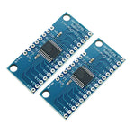 DEVMO 2PCS CD74HC4067 16 Channel Analog Digital Multiplexer MUX Breakout Board CD74HC4067 Precise Module Compatible with Ar-duino DIY