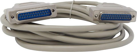 Your Cable Store 15 Foot DB25 25 Pin Serial Port Cable Male/Male RS232