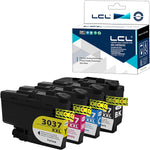 LCL Compatible Ink Cartridge Pigment Replacement for Brother LC3037 XXL LC3037XXL LC3037BK LC3037C LC3037M LC3037Y MFC-J5845DW MFC-J5845DW XL MFC-J5945DW MFC-J6945DW MFC-J6545DW XL (4-Pack KCMY)