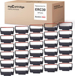 MYCARTRIDGE Compatible Ribbon Cartridge Replacement ERC30 ERC-30 ERC 30 34 38 B/R for use in ERC38 NK506 (Black Red, 30 Pack)