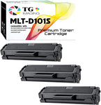 (3xBlack) TG Imaging (1,500 Pages) Compatible MLT-D101S Toner Cartridge Replacement for Samsung MLTD101S SCX-3405 ML-2165 SCX-3400 SF-760P Toner Printer