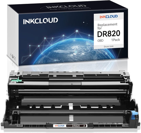 INKCLOUD Drum Unit Replacement for Brother DR 820 DR820 DR-820 Compatible with Brother MFC-L5900DW HL-L6200DW HL-L5100DN MFC-L5800DW MFC-L5700DW HL-L5200DWT MFC-L6700DW HL-L5200DW Printer Black,1Drum