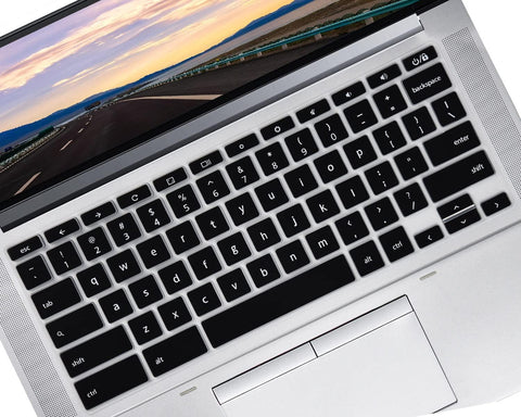 Keyboard Cover for HP Chromebook x360 14c-ca/cc 14c-ca0053dx ca0010ca ca0030ca cc0013dx cc0047nr 14" 2-in-1 Laptop, HP Chromebook 14b Laptop 14b-nb0010nr/na0010/na0035cl/na0010WM Keyboard Skin-Black