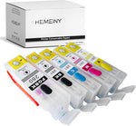 HEMEINY PGI-280XXL CLI-281XXL Empty Refillable Ink Cartridges Compatible with Canon Pixma TR8620 TR8622 TS6220 TR8520 TS9520 TS6120 TR7520 TS9521C TS6320 TS702 Printer