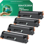 GREENSKY Compatible Toner Cartridge Replacement for HP 85A HP85A CE285A 35A CB435A 36A CB436A for HP Laserjet P1102W P1109W P1005 P1006 M1212NF M1217NFW Printers (Black, 4-Packs)