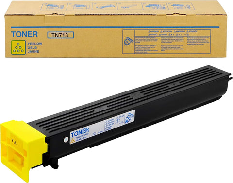 Gopper 713 TN713 Yellow Toner Cartridge for Konica Minolta A9K8130 TN713K Toner Compatible with Bizhub C759 C659 Laster Printer Toner Cartridge Page Yield 48899 (1 Pack)