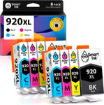 Smart Ink Compatible Ink Cartridge Replacement for HP 920 XL 920XL (2 Black, 2 Cyan, 2 Magenta, 2 Yellow, 8 Combo Pack) to use with HP Officejet 6000 6500 6500A 7000 7500A 7500