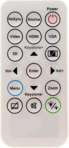 INTECHING SP.8VH02GC01 Projector Remote Control for Optoma DAESSGN, DS344, DS346, DW346, DX345, DX346, H112e, H182X, HD28HDR, HD39HDR, S310e, S315, S316, W310, W312, W316, X312, X315, X316