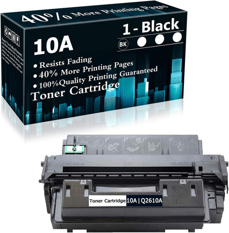 1 Black Cartridge 10A | Q2610A Toner Cartridge Replacement for HP Laserjet 2300 2300n 2300d 2300dn 2300dtn 2300L Printer Printer,Sold by TopInk