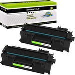 greencycle Compatible Toner Cartridge Replacement for HP 05A CE505A Work with Laserjet P2035 P2035N P2055DN Printer (Black, 2-Pack)