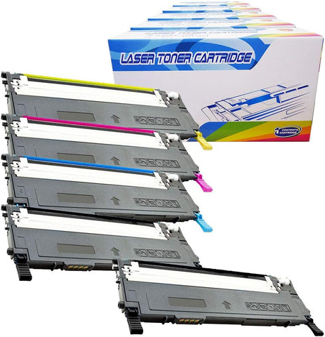Inktoneram Compatible Toner Cartridges Replacement for Samsung CLP315 CLP-315 409S CLT-409S CLP-315W CLX-3170 CLX-3175FN CLX-3175FW CLP-310 ([2-Black,Cyan,Magenta,Yellow], 5-Pack)