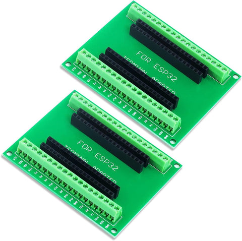 KeeYees 2pcs ESP32 Breakout Board GPIO 1 into 2 for 38PIN No Mounting Hole Version ESP32 Development Board