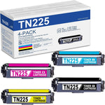 HIYOTA TN225 Toner Cartridge Compatible High Yield TN-225 Toner Cartridge Replacement for Brother HL-3140CW HL-3150CDN 3170CDW MFC-9330CDW 9340CDW 9140CDN DCP-9015CDW - TN-2254PK (1BK/1C/1M/1Y)