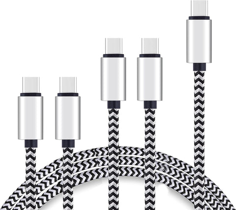 Ailun USB C to USB C Cable 5Pack 3ft*2+6ft*2+10ft*1 High Durability 3A USB Type C Devices Charging for Galaxy S22,S22+,S22Ultra,S21,S20,S10 Matebook MacBook iPad Pro 2018 and More,3ft*2 6ft*2 10ft*1