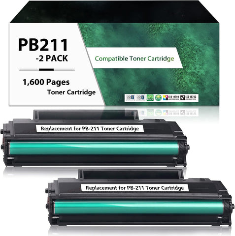 PB-211 Toner Cartridge Replacement for Pantum PB-211 PB211 PB-211EV PB211EV for Pantum P2502w P2500W P2500NW P2207 P2500 M6550 M6550W M6550N M6600 M6600W M6600N (1600 Pages)