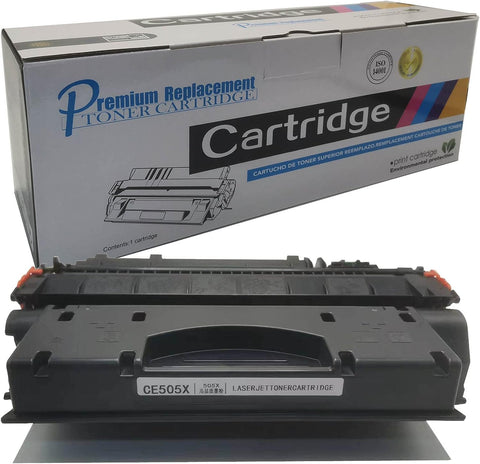 New Compatible Toner Cartridge Replacement for HP 05X CE505X Laserjet Printer P2035, P2035N, P2055D, P2055DN & P2055X (Black, 1-Pack)