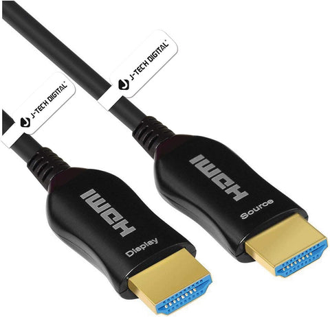 J-Tech Digital HDMI Fiber Cable (50 ft Fiber HDMI Cable)