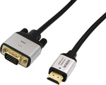 KESION HDMI to VGA Cable?30FT HDMI to VGA (Male to Male) Adapater, Compatible with Computer, Desktop, Laptop, PC, Monitor, Projector, HDTV and More