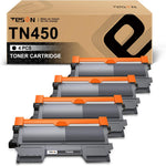 TN450 TN420 TESEN Compatible Toner Cartridge Replacement for Brother TN450 TN420 Black Toner Cartridge Use for HL-2270DW HL-2240 HL-2280DW MFC-7360N DCP-7065DN MFC-7240 IntelliFax-2840 4-Pack