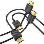 4K HDMI Cable 3ft (5 Pack), SOEYBAE HDMI 2.0 Cable Supports 4K@60Hz, 3D, 2160P, 1080P, Ethernet, HDCP 2.2, ARC, Compatible for PS5/PS4, Xbox One, HDTV