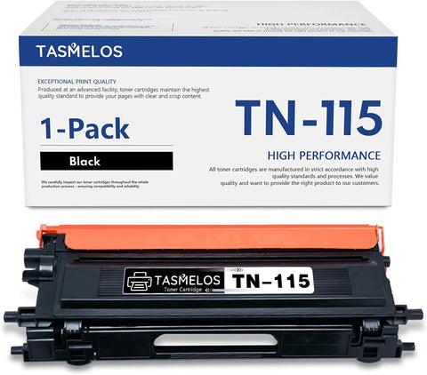 TASMELOS TN115 TN-115 tn110 bk Toner Cartridge Compatible TN 115 110 Toner Replacement for Brother HL-4070CDW HL-4050CDN HL-4040CDW MFC-9440CN MFC-9450CDN MFC-9840CDW DCP-9040CN DCP-9045CDN (1 Pack)