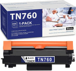 LVELIMIT TN760 High Yield Toner Cartridge Compatible Replacement for TN-760 Toner HL-L2350DW L2390DW L2395DW L2370DW/DWXL DCP-L2550DW MFC-L2710DW L2750DW L2750DWXL Printer, 1 Pack Black