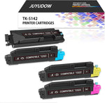 Juyudow Toner Cartridge Compatible for Kyocera TK5142 TK-5142 for Mita ECOSYS M6530cdn M6030cdn P6130cdn Printer (4P, BK, C, M, Y) Part#: 1T02NR0US0 1T02NRCUS0 1T02NRBUS0 1T02NRAUS0 High Yield