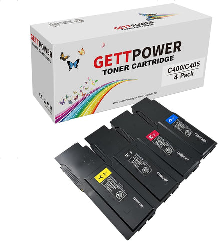 GETTPOWER Premium Versalink C400 C405 Toner, 10,500 Pages Extra High Capacity Toner Cartridge Compatible for Xerox VersaLink C400 C405 C400DN C405DN, 106R03524 106R03525 106R03526 106R03527