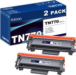 TN770 Toner Cartridge Black TN770 AV8150 Compatible with Brother HL-L2370DW HL-L2370DW XL MFC-L2750DW MFC-L2750DW XL Printer, 2 Pack