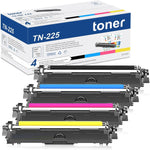 TN225 TN-225 Toner Cartridges 4 Pack (Black/Cyan/Magenta/Yellow): Utye TN225BK TN225C TN225M TN225Y Replacement for HL-3140CW 3150CDN 3170CDW 3180CDW DCP-9020CDN Printer, TN225 Toner Cartridge Set