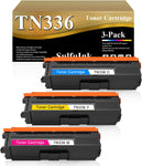 Compatible TN336 TN-336 Toner Cartridge (C/M/Y, 3-Pack) Replacement for Brother HL-L8350CDWT L9200CDW MFC-L8600CDW L8650CDW DCP-9270CDN L8450CDW L8400CDN Laser Printer.