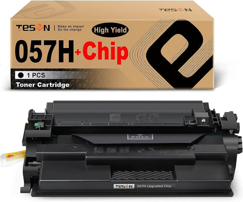 TESEN 057H+Chip Compatible Toner Cartridge Replacement for Canon 057H 3010C001 (Fax?) (Toner Level Display?) Work with imageCLASS LBP226 LBP227 LBP228 LBP236 MF445 MF448 MF449 MF455, 1-Pack High-Yield