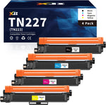 XJI TN227 Compatible Toner Cartridges Replacement for Brother TN-227 TN227BK TN227C TN227M TN227Y TN223 TN-223, for HL L3210CW L3230CDW L3270CDW L3290CDW MFC L3710CW L3750CDW L3770CDW Printer(4 Pack)