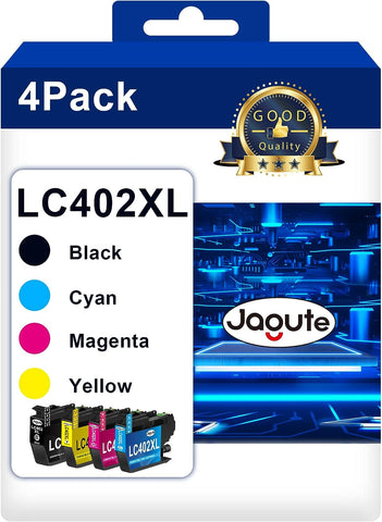 Jagute LC402XL LC402 Ink Cartridges 4 Pack Replacement for Brother LC402 XL Used for MFC-J6540DW J6740DW J6940DW J5340DW J6540 J6740 J6940 J5340