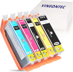 VineonTec Compatible for 280 281 Ink Cartridges, C A K E Maker C A K E Printer Work with PIXMA TS6120 TS6220 TS6320 TS8120 TS8220 TS8320 Printer, (5 Pack)