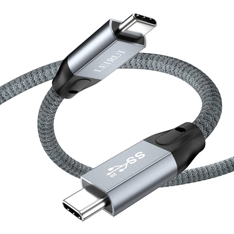 USB-C to USB-C Cable, 6.6ft USB 3.2 100W/5A Fast Charging Type C Charger Cord Nylon USB C Cable Compatible with Samsung Galaxy S22, iPad Mini 6, iPad Pro 2020, iPad Air 4, MacBook Pro 2020, Pixel, LG