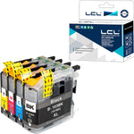 LCL Compatible Ink Cartridge Replacement for Brother LC101 LC101XL LC-103 LC103 XL LC103XL LC103BK LC103C LC103M LC103Y High Yield DCP-J132W DCP-J152W DCP-J172W (4-Pack Black Cyan Magenta Yellow)